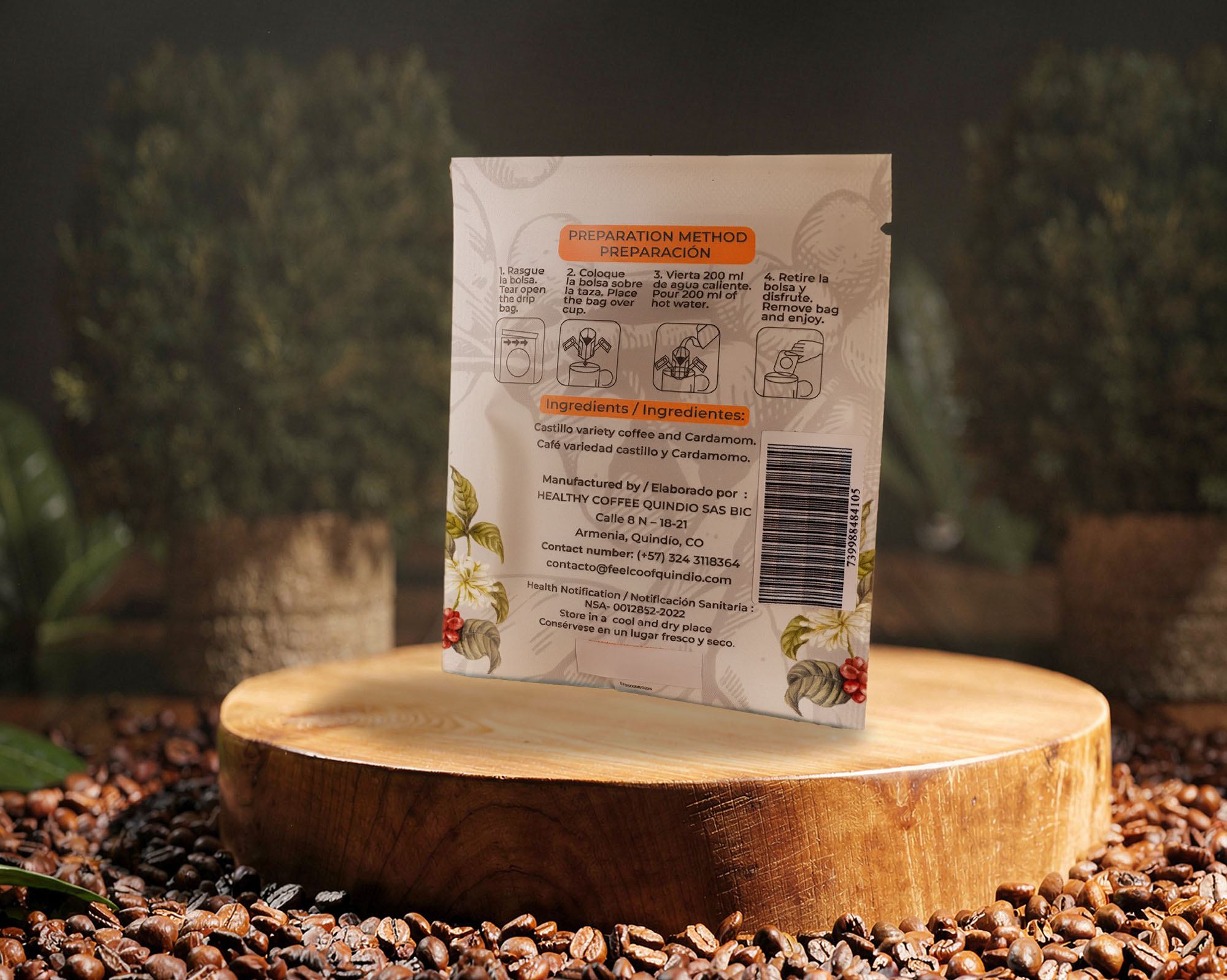 Caja x30 Drips Café Árabe / Arabic Coffee