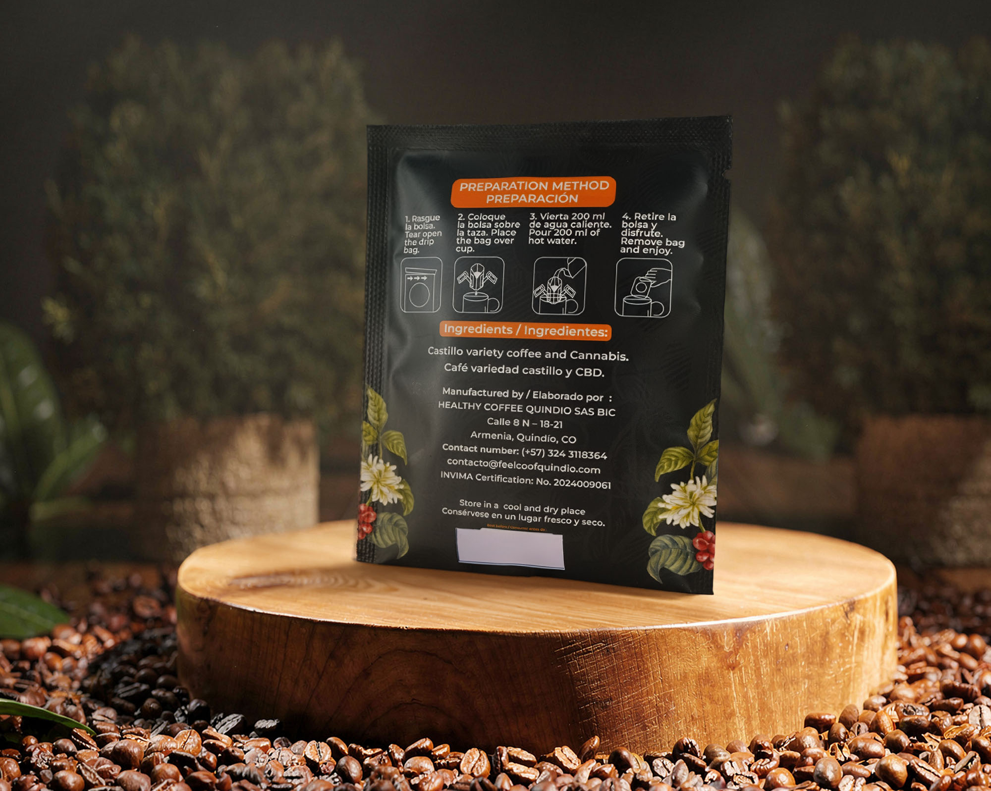 Caja x30 Drips Cannafeine / CBD Coffee