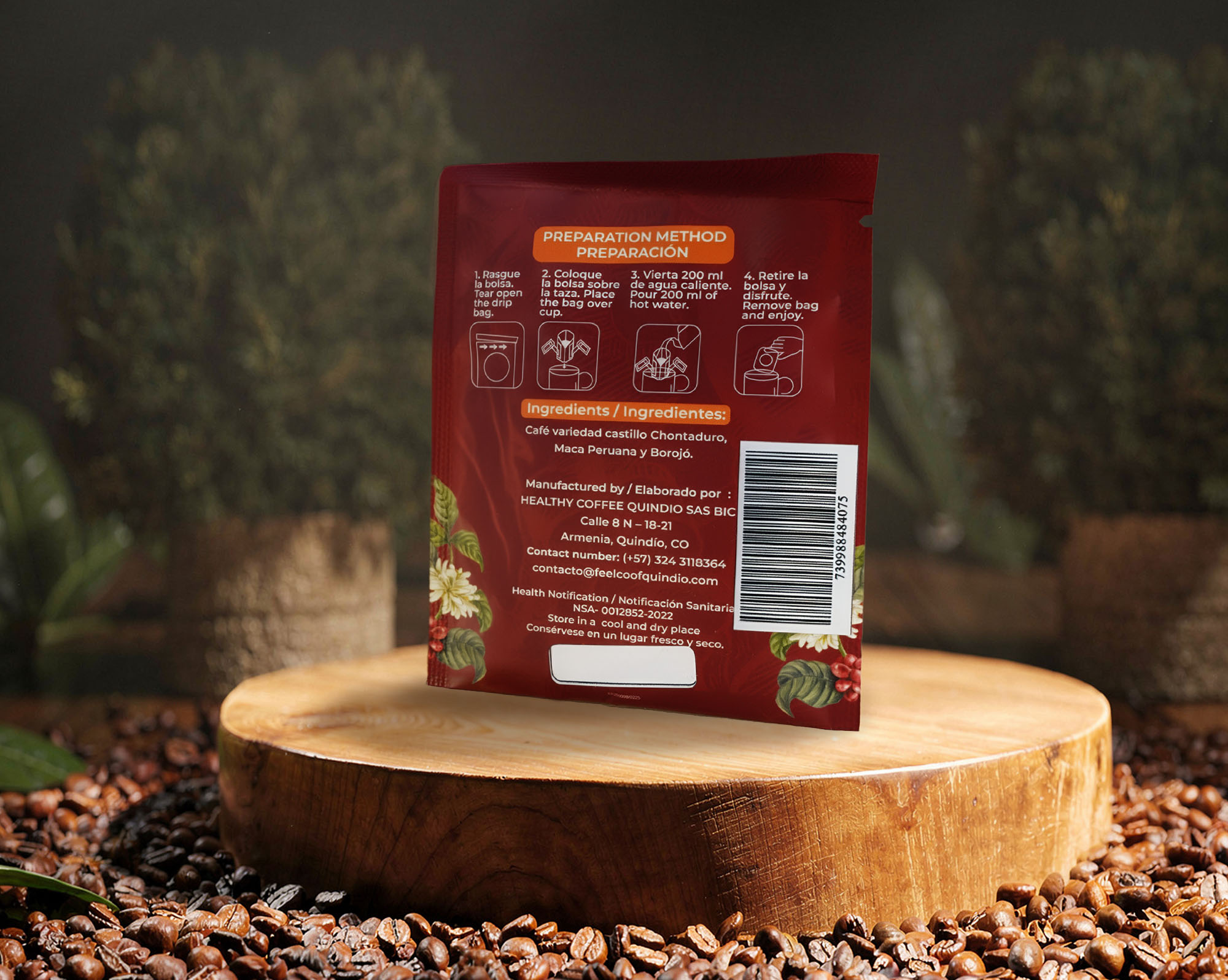 Caja x30 Drips Café Sexxx / Sexxx Coffee